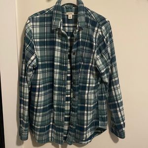 LL Bean womens flannel